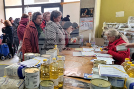 Хасково - Български червен кръст - хранителни помощи
