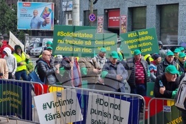 Румъния - Букурещ - фермери - протест