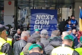 Румъния - Букурещ - фермери - протест