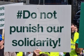 Румъния - Букурещ - фермери - протест