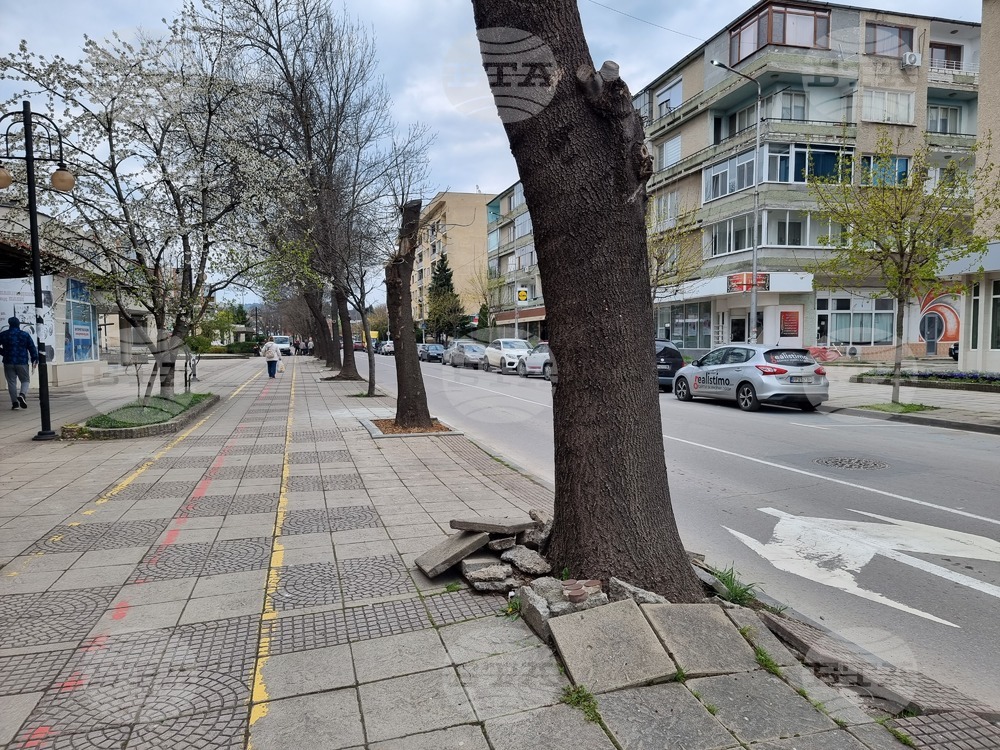 Разград - тротоари - ремонт