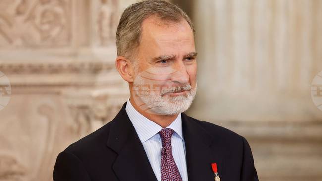 Укринформ: Зеленски се срещна с испанския крал Фелипе Шести