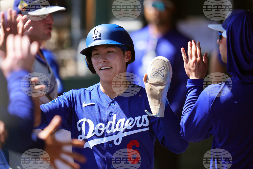 Brewers Dodgers Spring Baseball