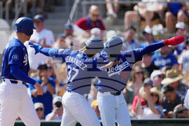 Brewers Dodgers Spring Baseball