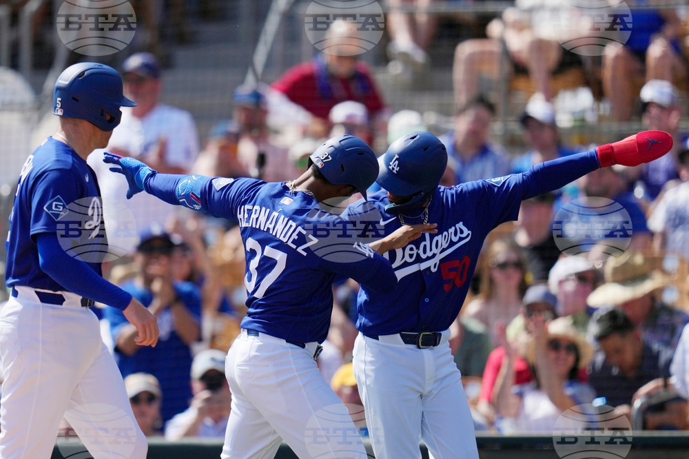 Brewers Dodgers Spring Baseball