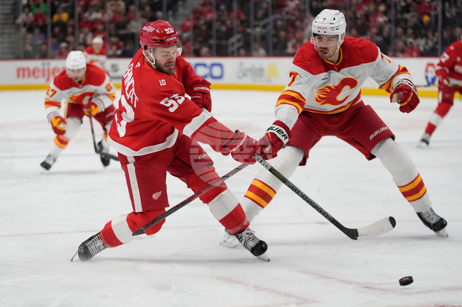 Flames Red Wings Hockey
