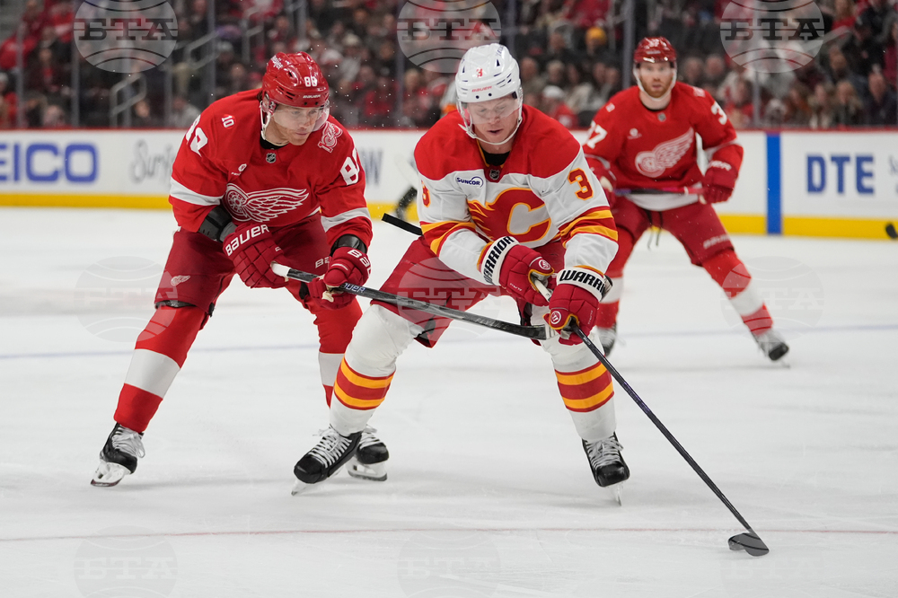 Flames Red Wings Hockey