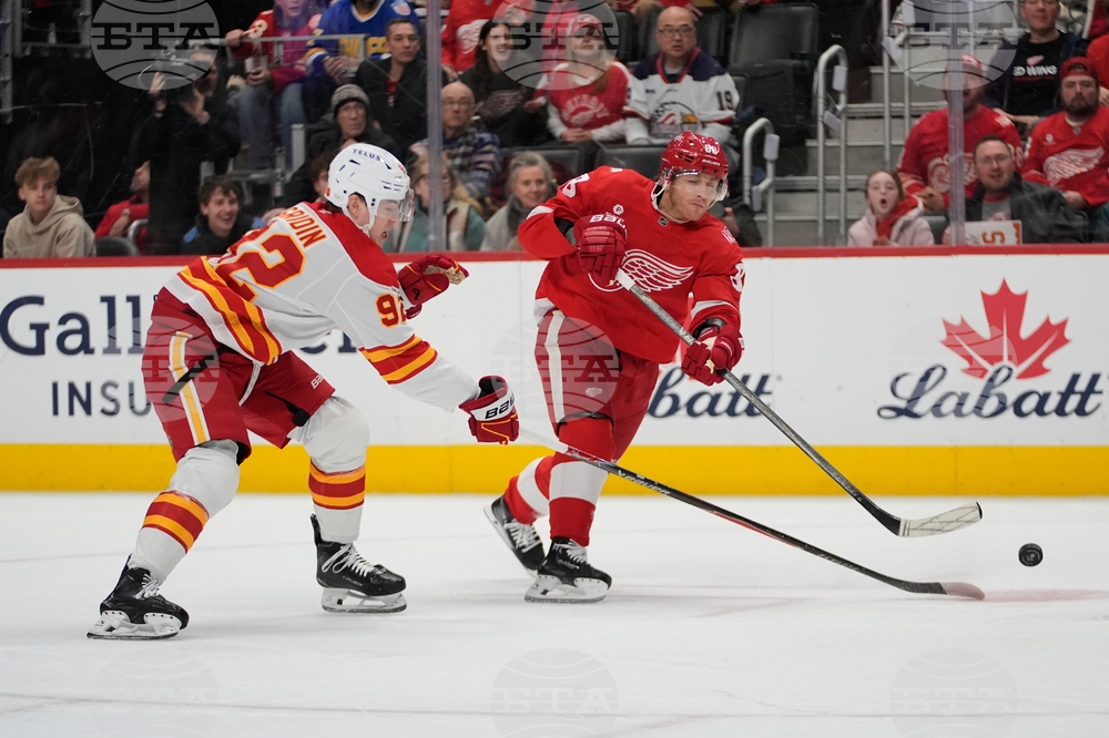 Flames Red Wings Hockey