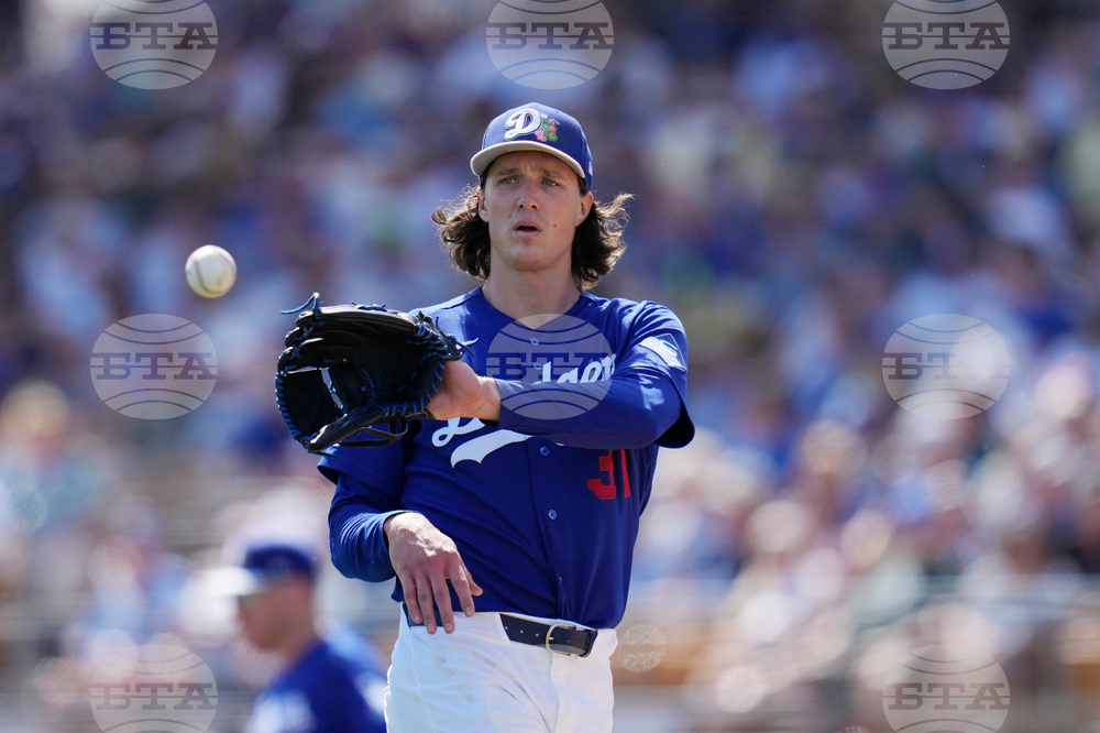 Brewers Dodgers Spring Baseball