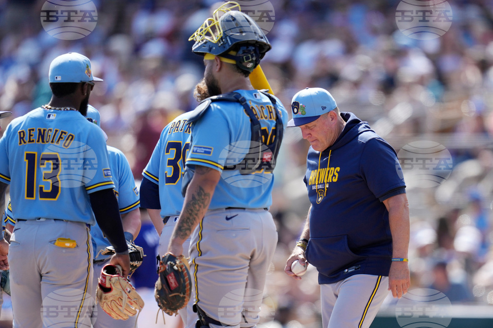Brewers Dodgers Spring Baseball