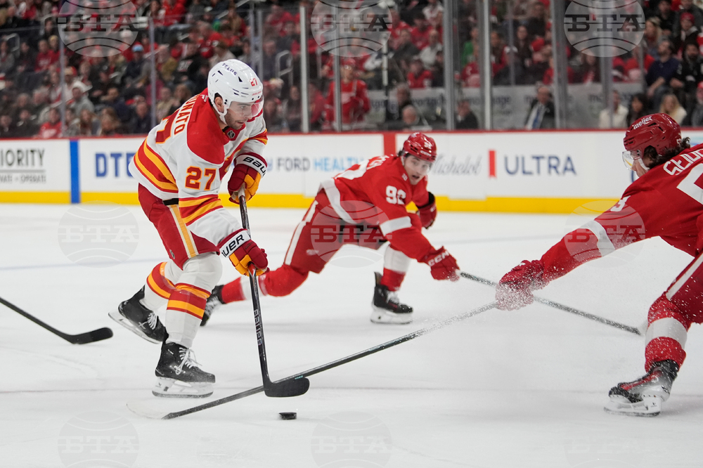 Flames Red Wings Hockey