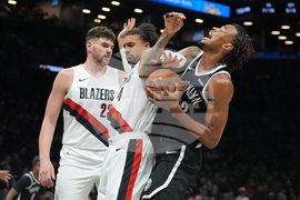 Trail Blazers Nets Basketball