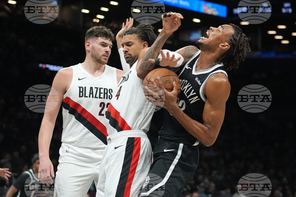 Trail Blazers Nets Basketball