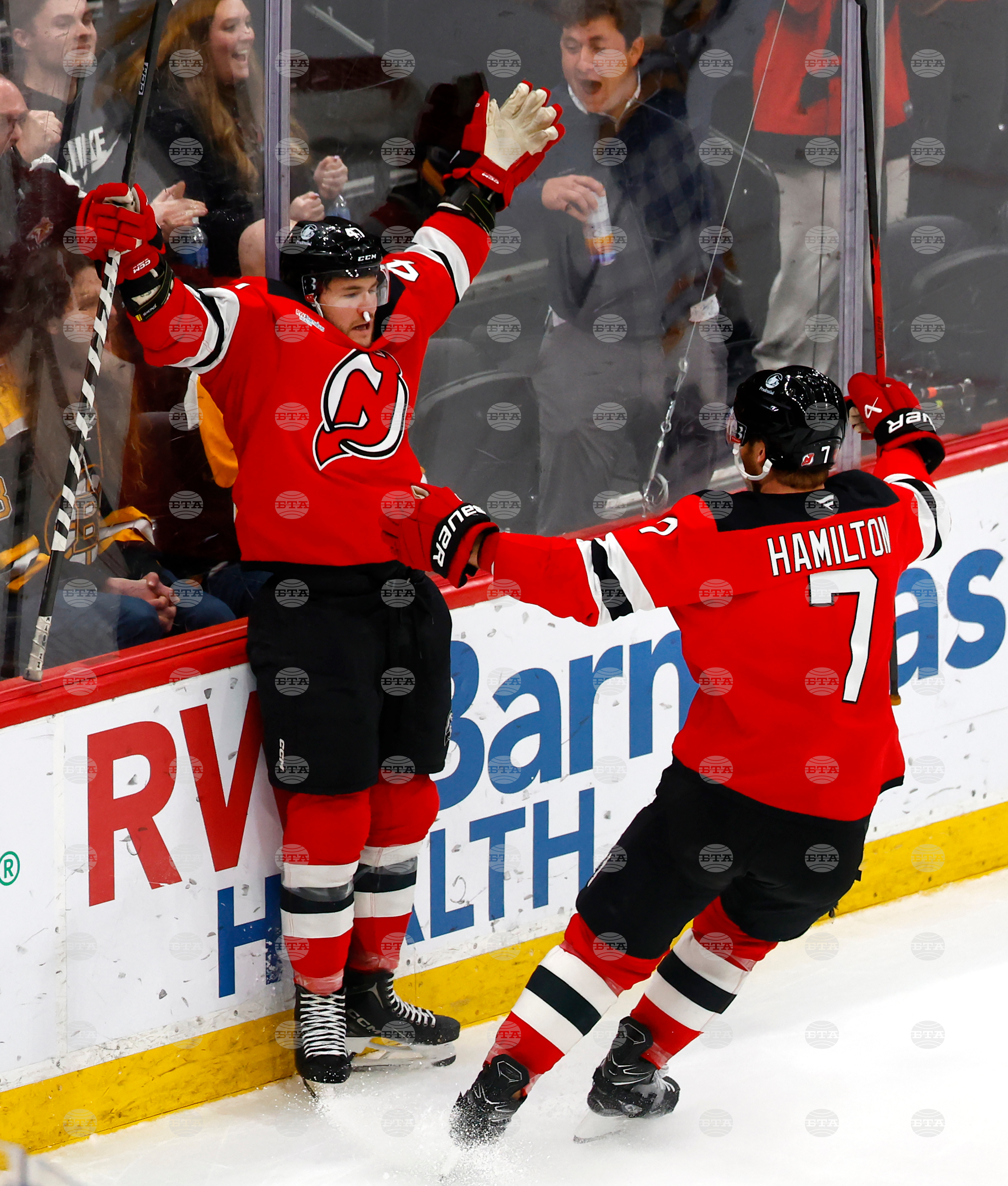 Bruins Devils Hockey