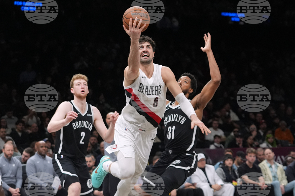 Trail Blazers Nets Basketball