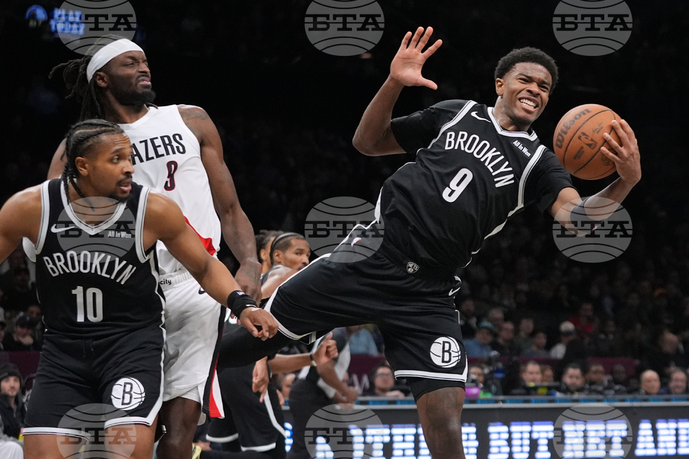 Trail Blazers Nets Basketball