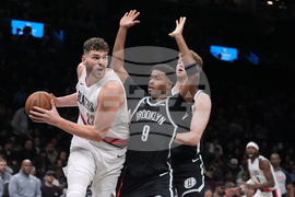 Trail Blazers Nets Basketball