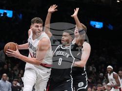 Trail Blazers Nets Basketball