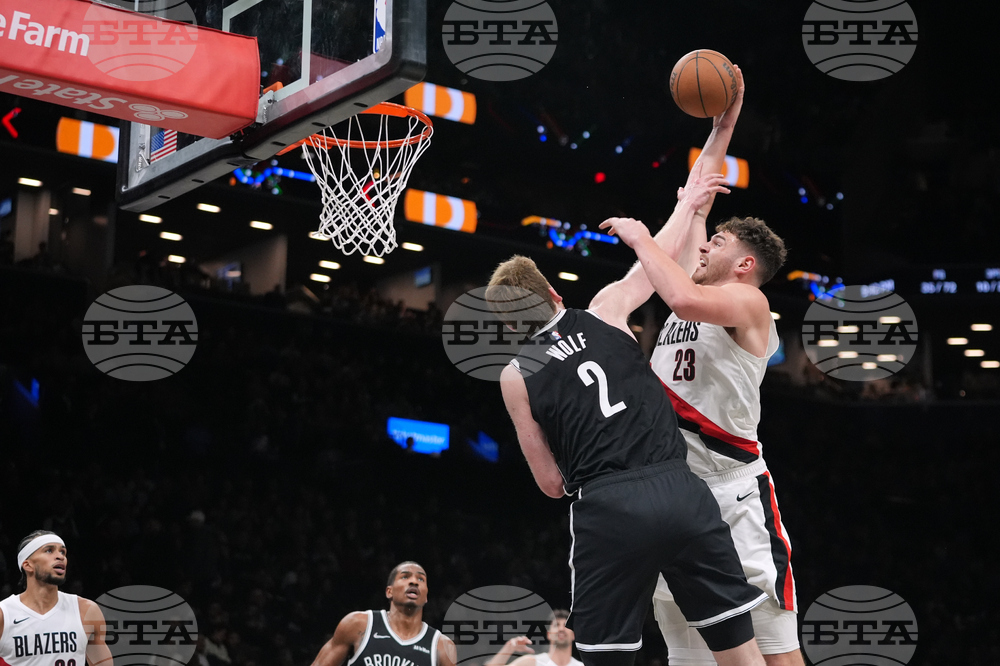 Trail Blazers Nets Basketball