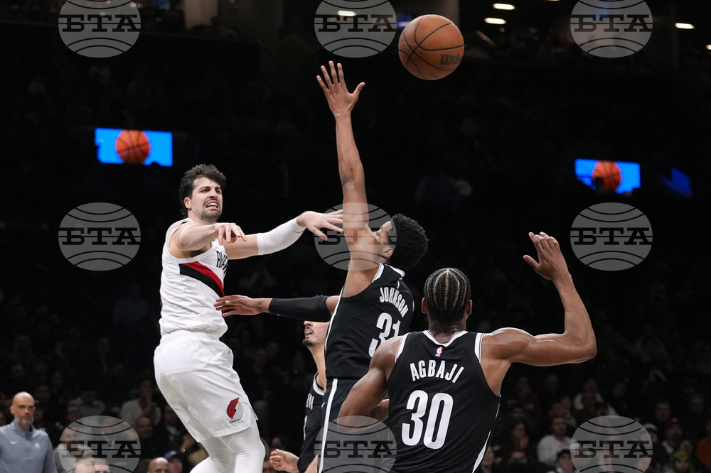 Trail Blazers Nets Basketball