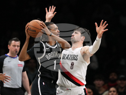 Trail Blazers Nets Basketball