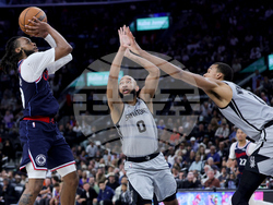 Spurs Clippers Basketball