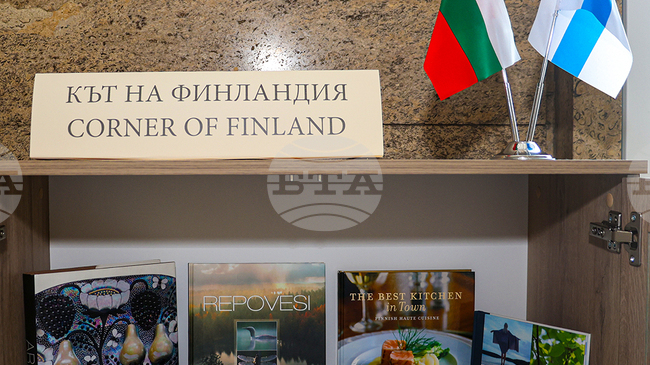 Финландия влезе през парадния вход на Националната библиотека с много книги в най-новия 43-ти литературен кът на страната
