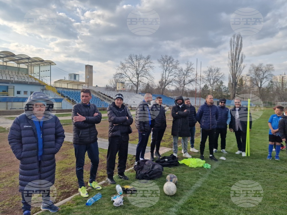 Търговище - детско-юношески футбол - открита тренировка