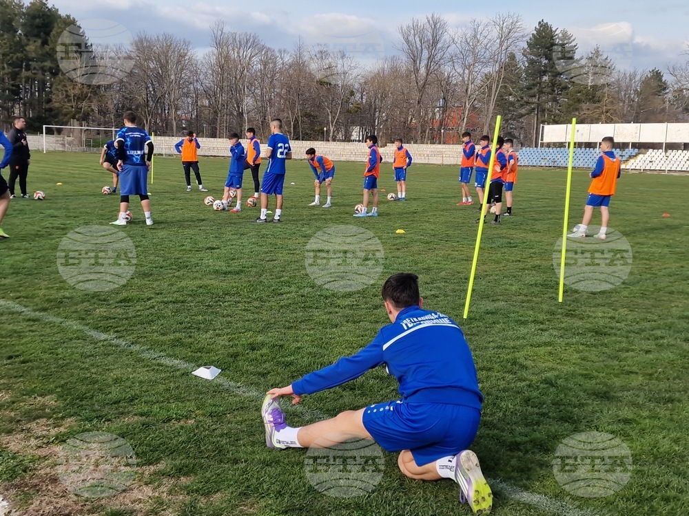 Търговище - детско-юношески футбол - открита тренировка