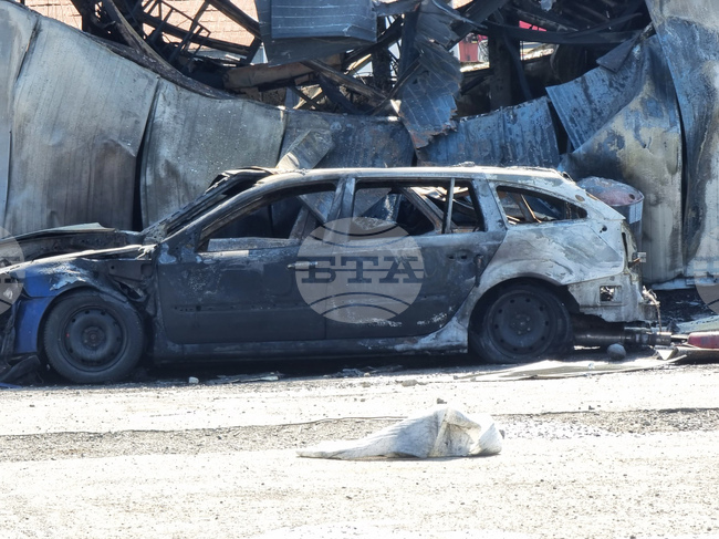 Бургас - пожар