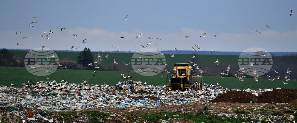 Село Ясеновец - депо за отпадъци - птици