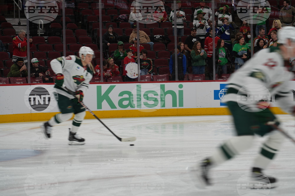 Wild Blackhawks Hockey