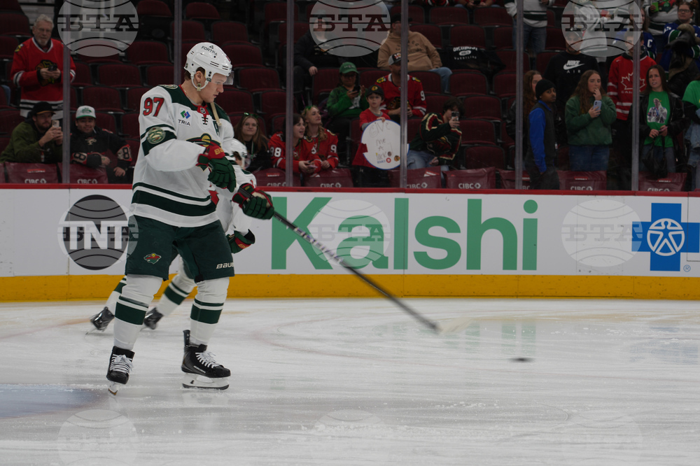 Wild Blackhawks Hockey