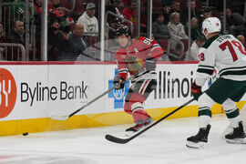 Wild Blackhawks Hockey