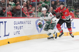 Wild Blackhawks Hockey