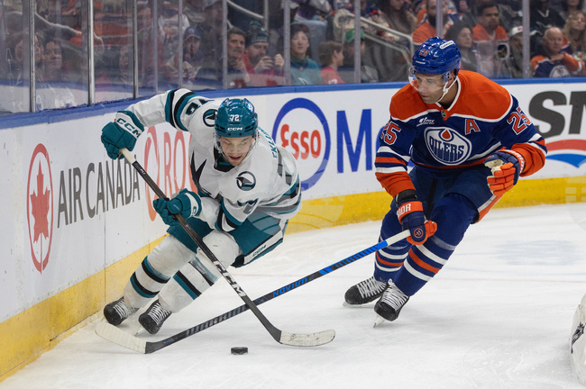 Sharks Oilers Hockey