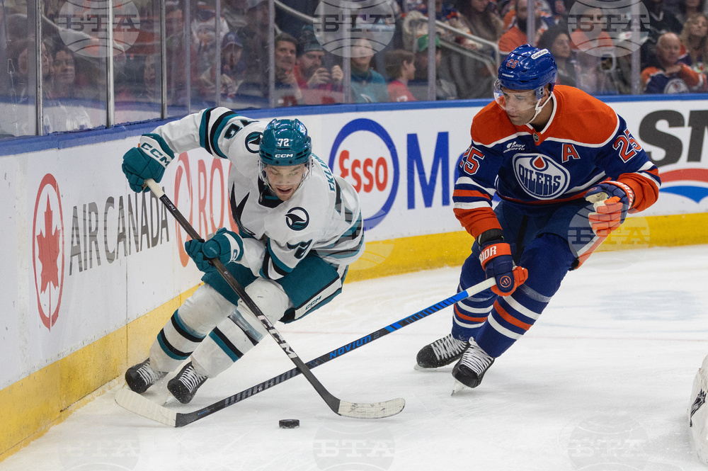 Sharks Oilers Hockey