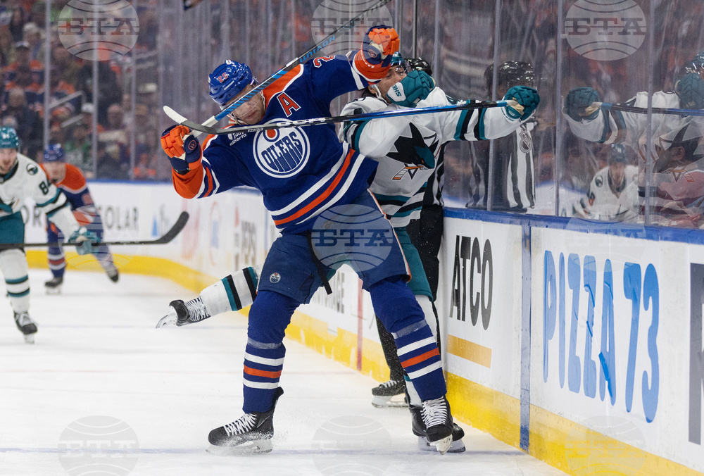Sharks Oilers Hockey