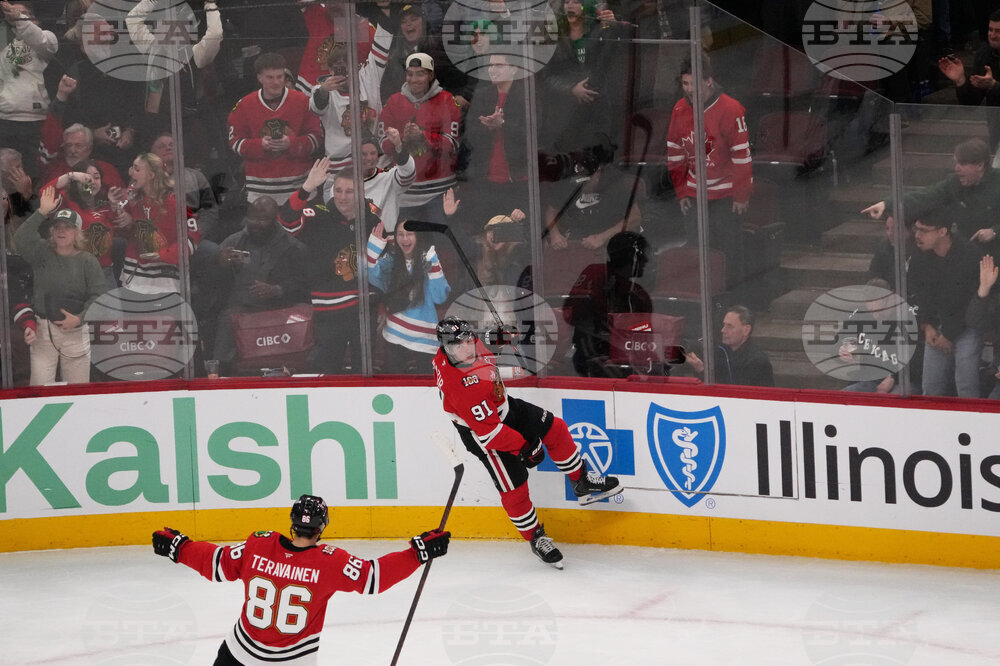 Wild Blackhawks Hockey