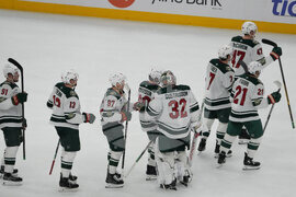 Wild Blackhawks Hockey