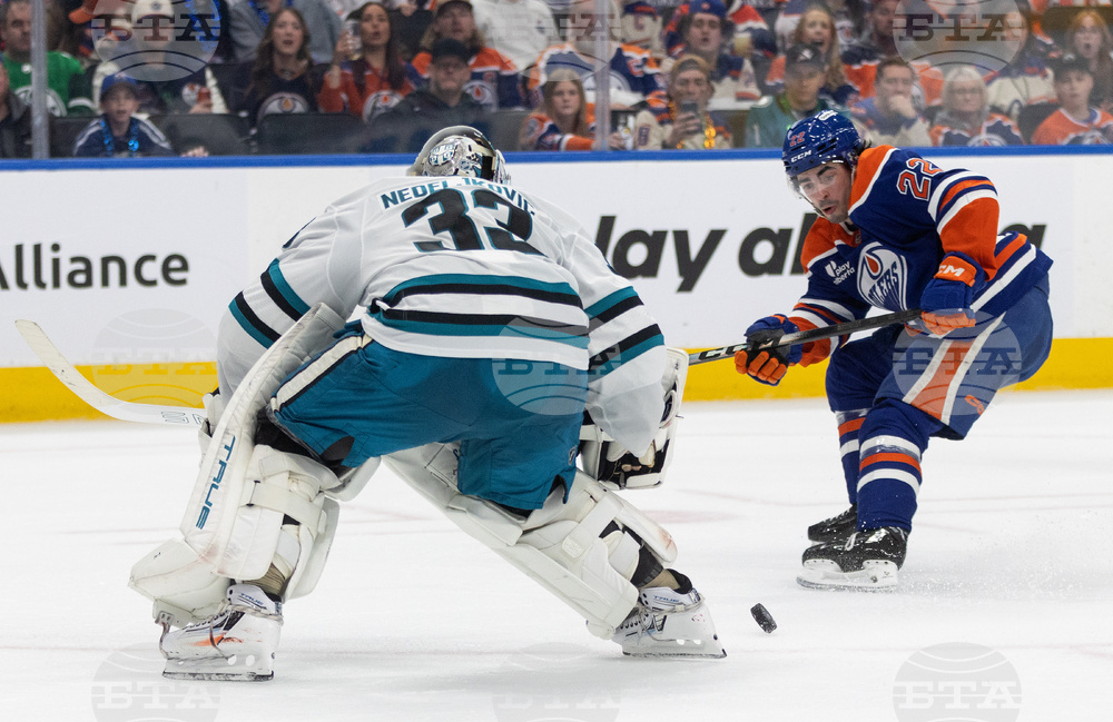 Sharks Oilers Hockey