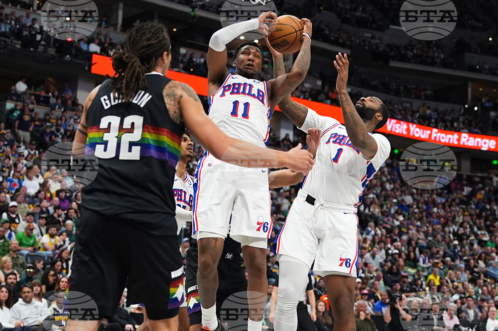 76ers Nuggets Basketball