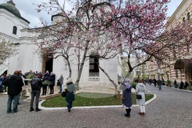 Румъния - литийно шествие “Процесия на цветята” в Букурещ
