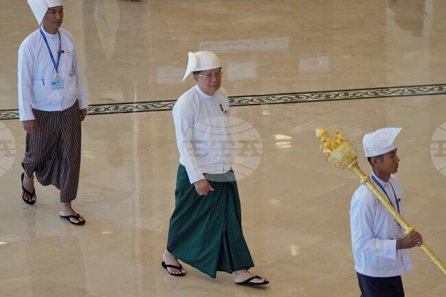 CORRECTION Myanmar Politics