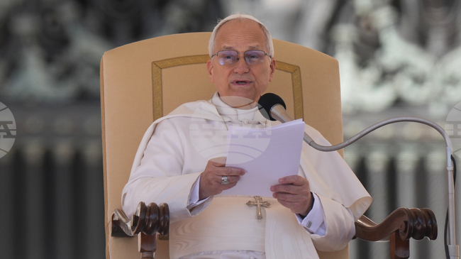 Папа Лъв ХІV заяви, че въздушните удари трябва да бъдат забранени