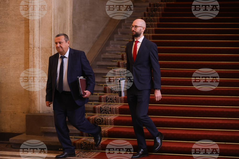 Министерски съвет - Георги Клисурски - Хасан Адемов - брифинг