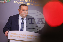 Министерски съвет - Хасан Адемов - брифинг