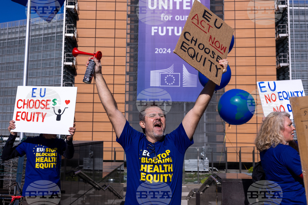 AHF Europe Advocacy Action & Press Conference: "EU: Stop Blocking Health Equity"