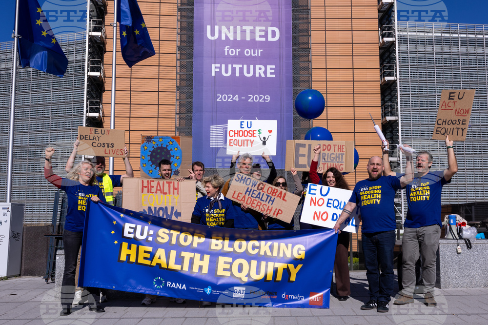 AHF Europe Advocacy Action & Press Conference: "EU: Stop Blocking Health Equity"