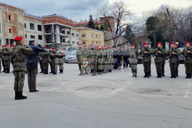 Шумен - ритуал - 81 години от Дравската епопея